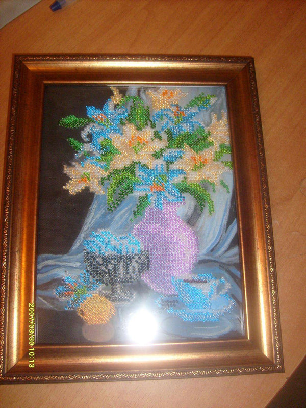 Canvas for bead embroidery