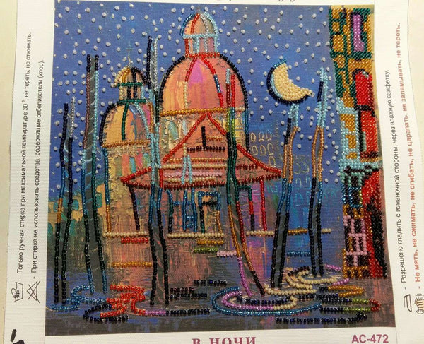 Canvas for bead embroidery