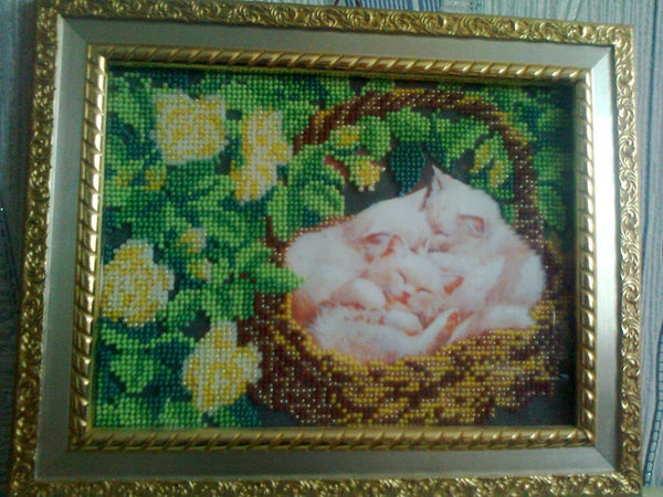 Canvas for bead embroidery