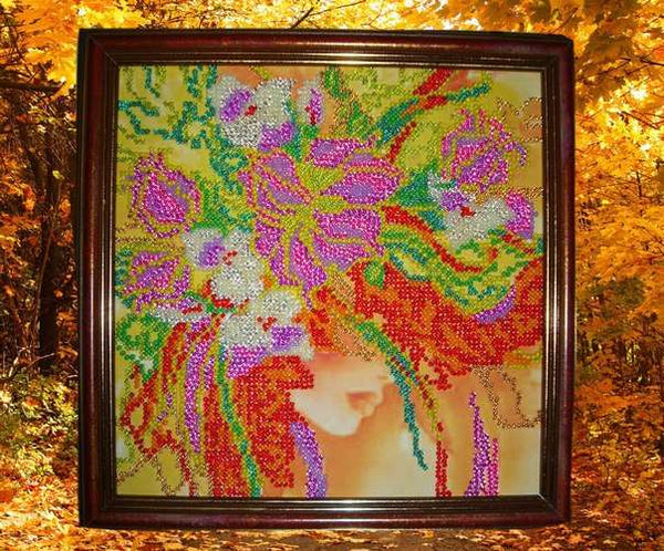 Canvas for bead embroidery