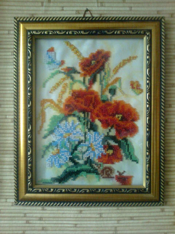 Canvas for bead embroidery