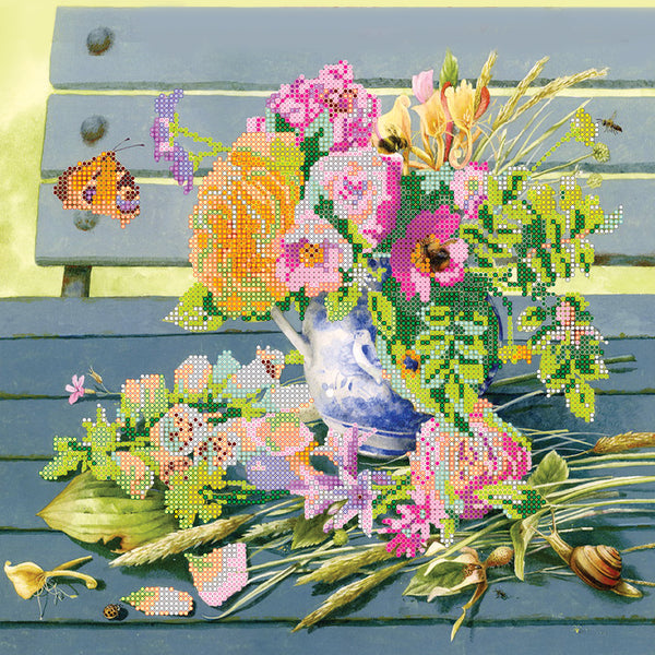 Canvas for bead embroidery