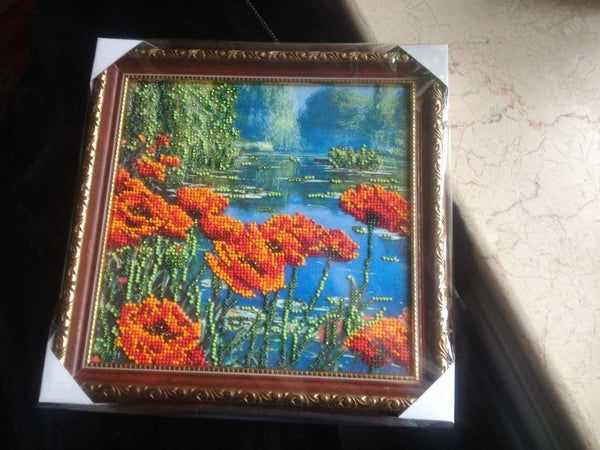 Canvas for bead embroidery