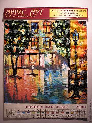 Canvas for bead embroidery