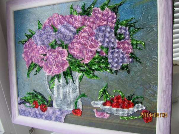 Canvas for bead embroidery