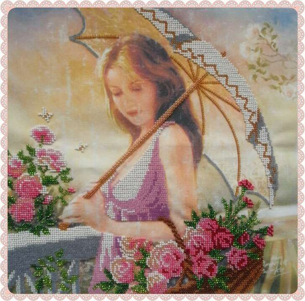 Canvas for bead embroidery