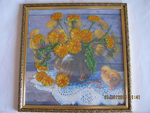 Canvas for bead embroidery