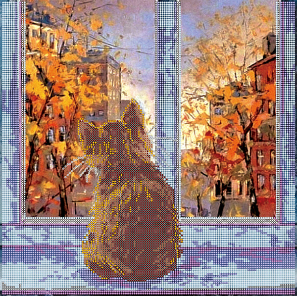 Canvas for bead embroidery