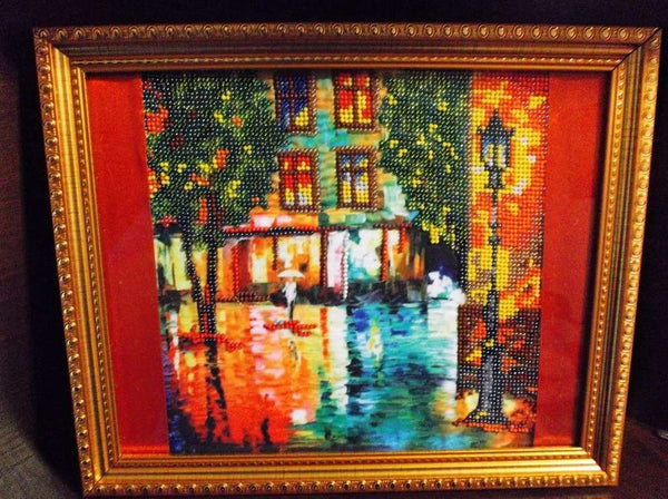 Canvas for bead embroidery