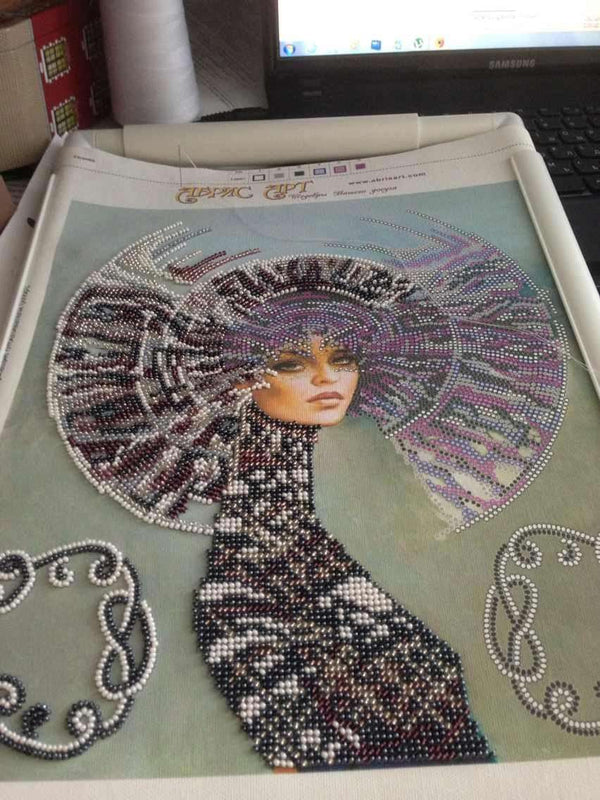 DIY Bead Embroidery Kit