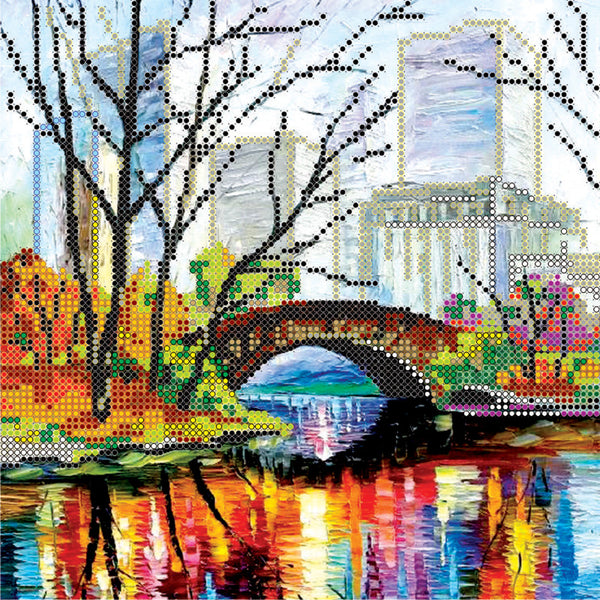 Canvas for bead embroidery