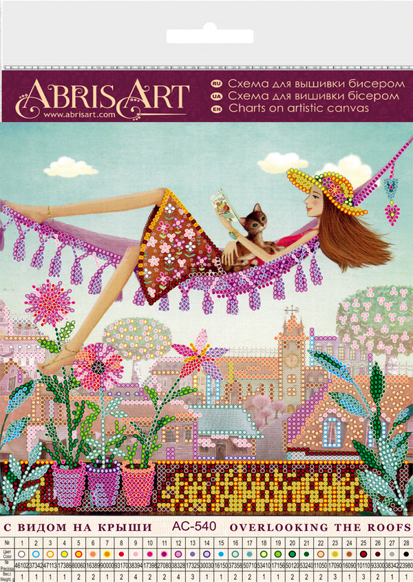 Canvas for bead embroidery