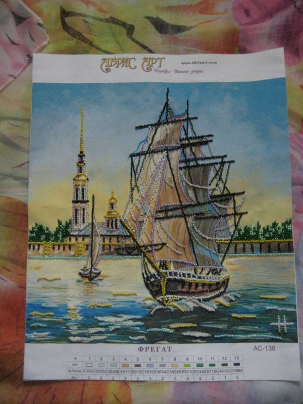 Canvas for bead embroidery