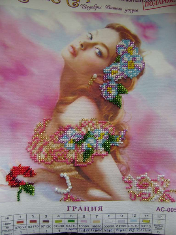 Canvas for bead embroidery