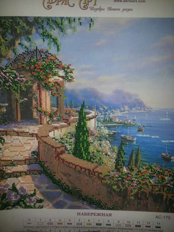 Canvas for bead embroidery