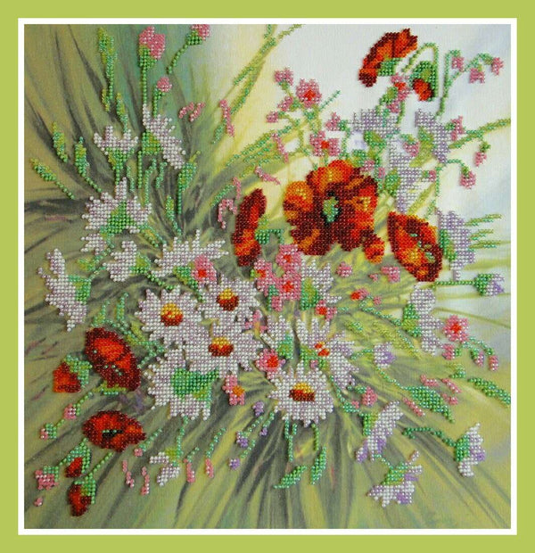 Canvas for bead embroidery