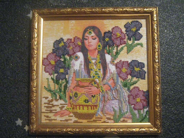 Canvas for bead embroidery