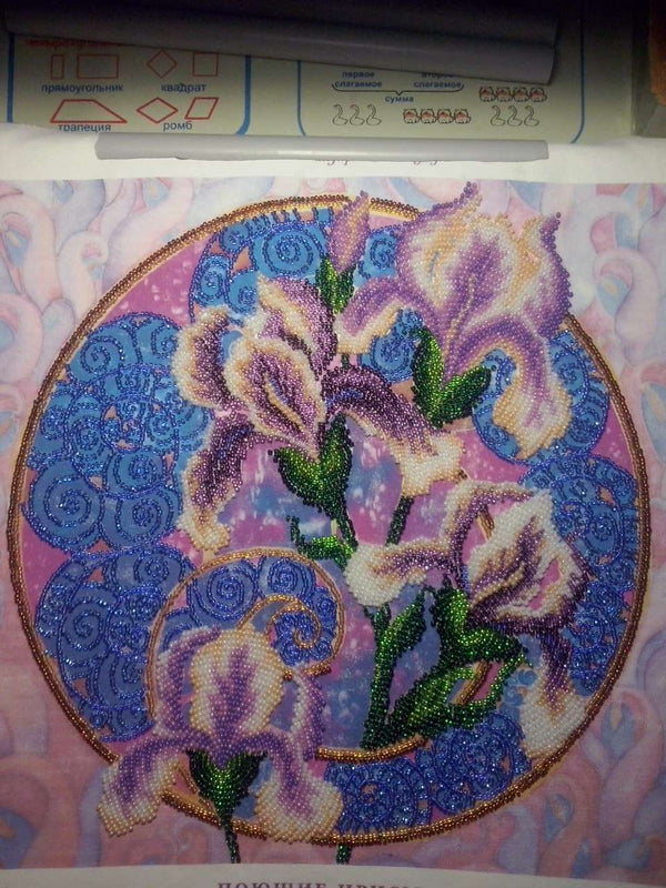 Canvas for bead embroidery