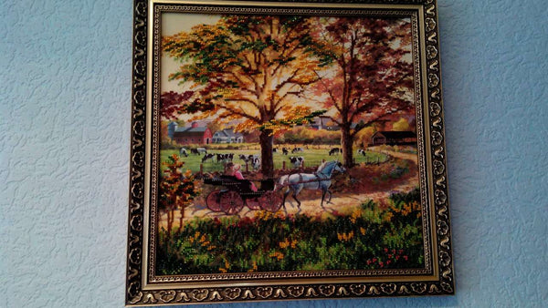 Canvas for bead embroidery