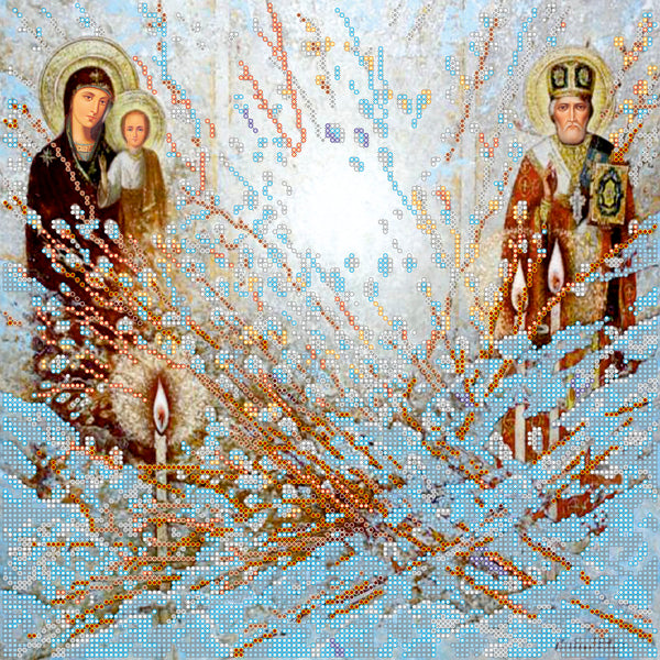 Canvas for bead embroidery