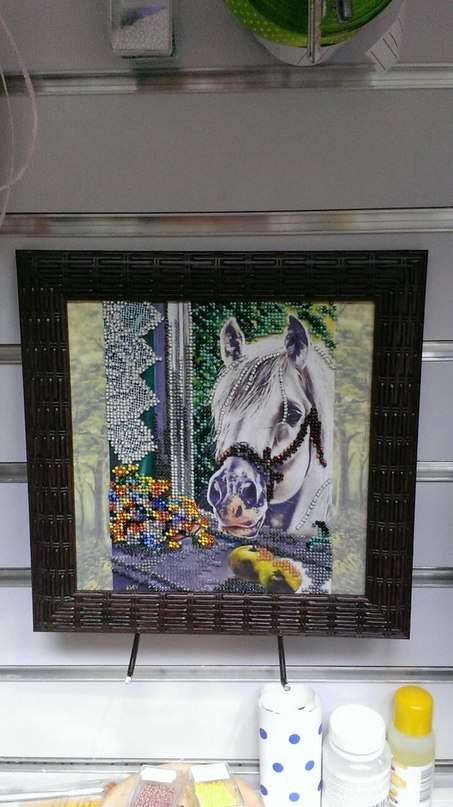 Canvas for bead embroidery