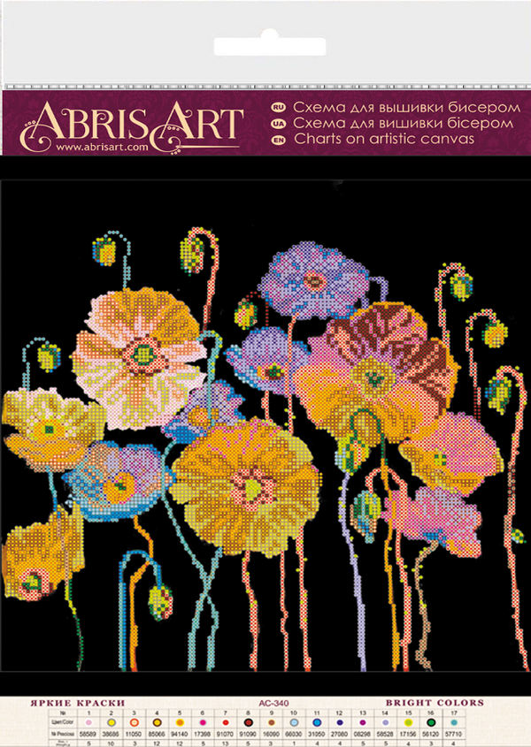 Canvas for bead embroidery