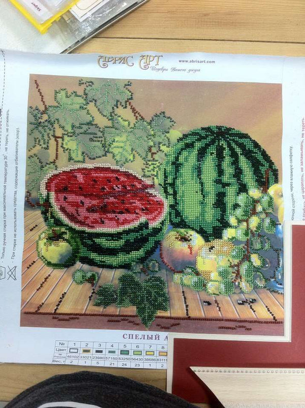 Canvas for bead embroidery
