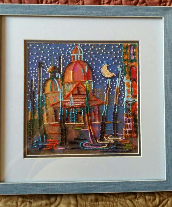 Canvas for bead embroidery
