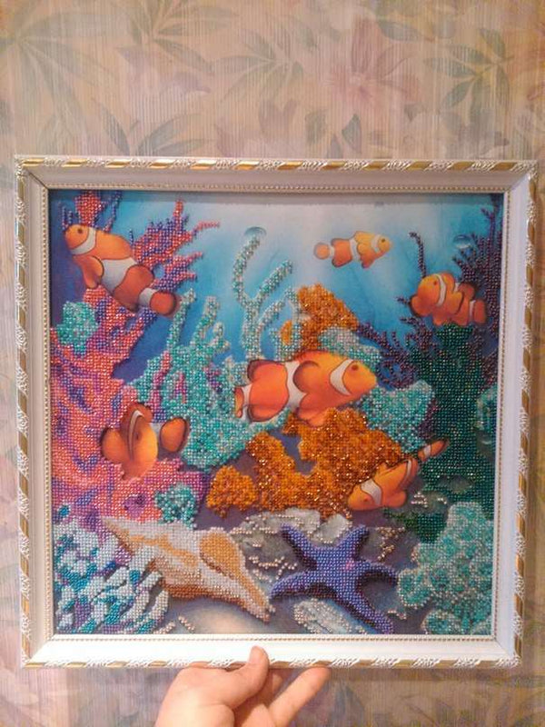 Canvas for bead embroidery