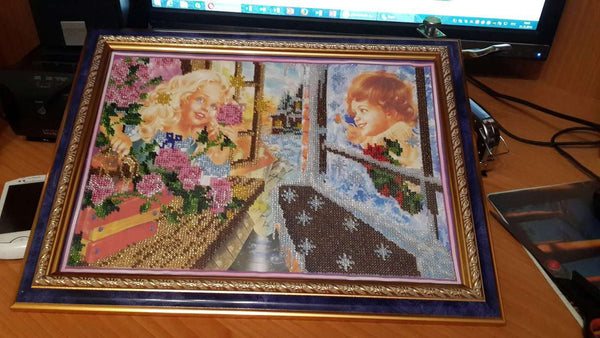 DIY Bead Embroidery Kit