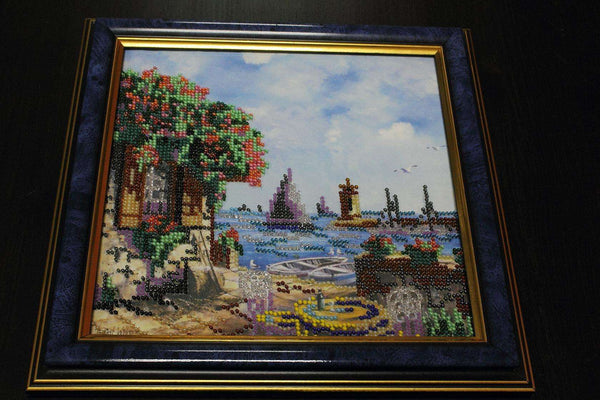 Canvas for bead embroidery