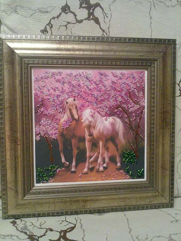 Canvas for bead embroidery