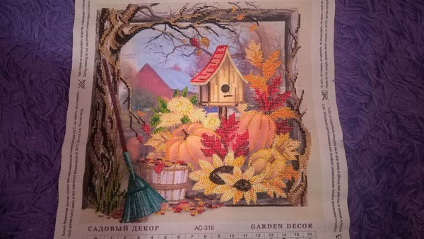 Canvas for bead embroidery