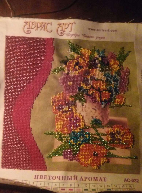 Canvas for bead embroidery