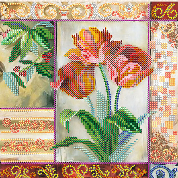 Canvas for bead embroidery