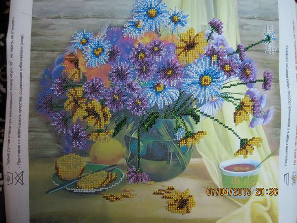 Canvas for bead embroidery