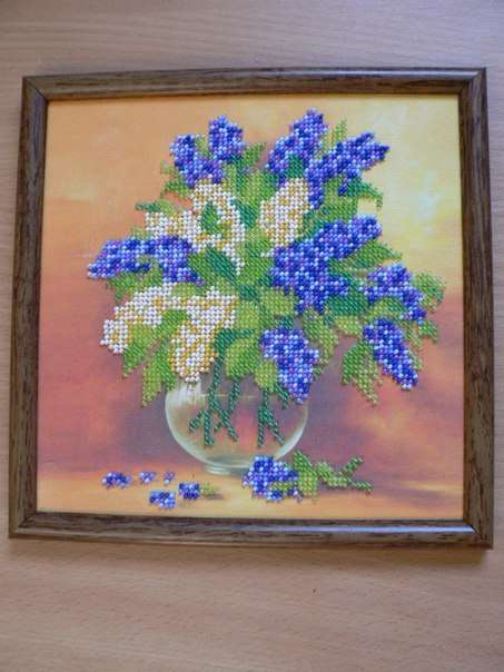 Canvas for bead embroidery