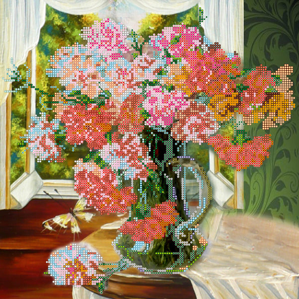 Canvas for bead embroidery