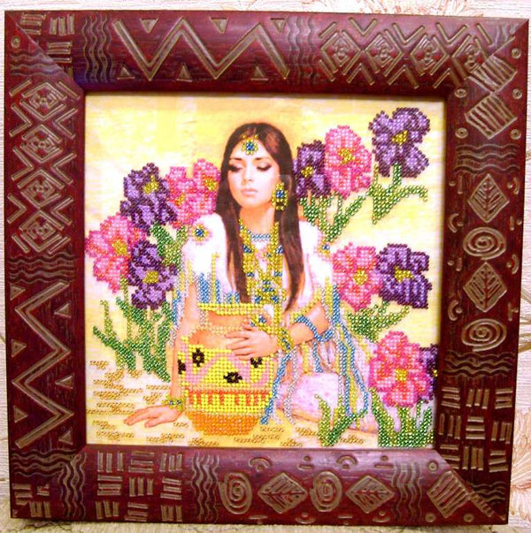 Canvas for bead embroidery