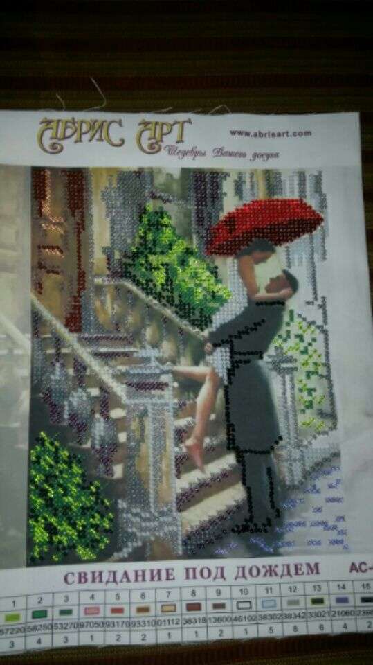 Canvas for bead embroidery