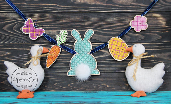 DIY Cross stitch kit on wood