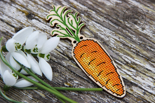 DIY Cross stitch kit on wood