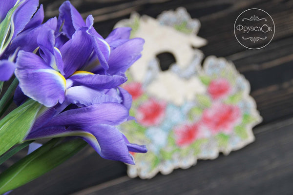 DIY Cross stitch kit on wood