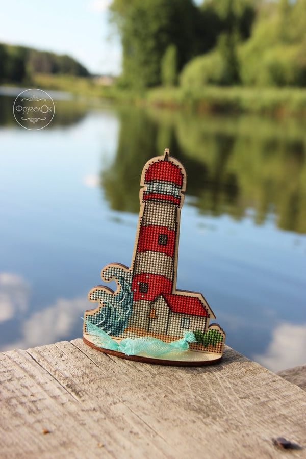 DIY Cross stitch kit on wood