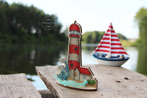 DIY Cross stitch kit on wood