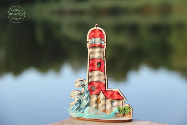 DIY Cross stitch kit on wood