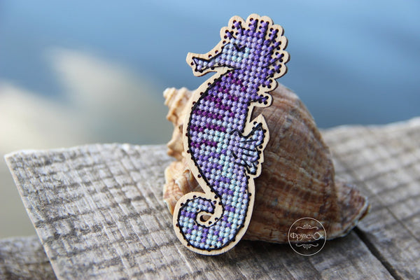 DIY Cross stitch kit on wood