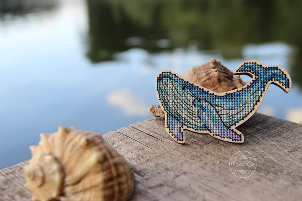 DIY Cross stitch kit on wood