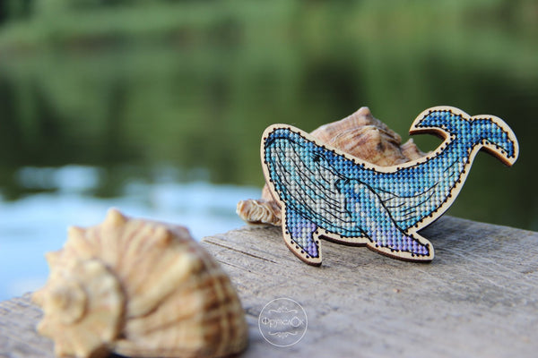 DIY Cross stitch kit on wood