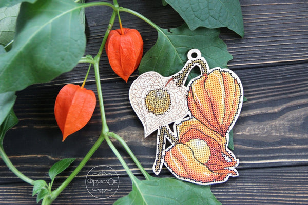 DIY Cross stitch kit on wood